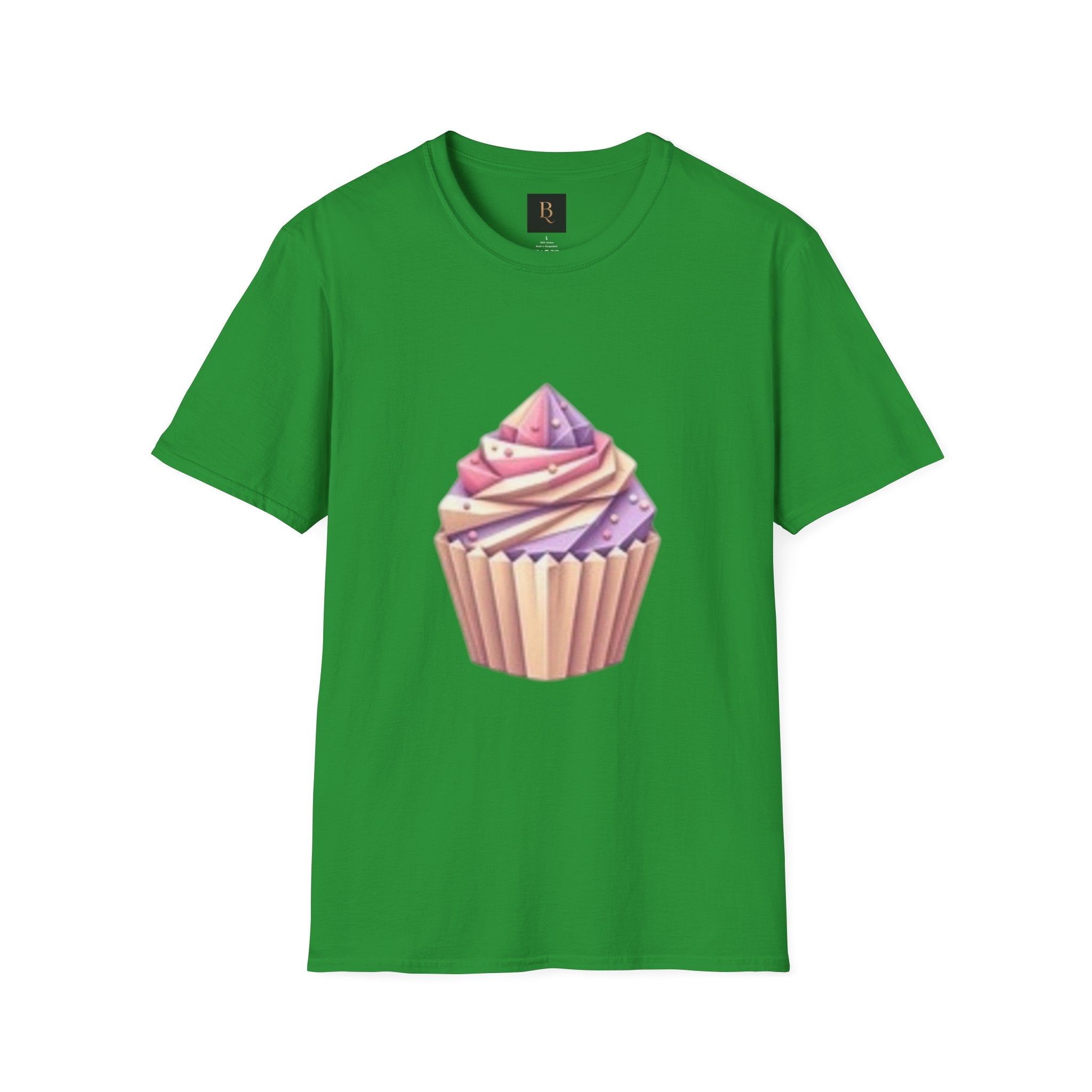 Cupcake Graphic Unisex Softstyle T-Shirt, Cute Dessert Tee, Birthday Gift, Foodie Apparel, Sweet Treat Lover Shirt