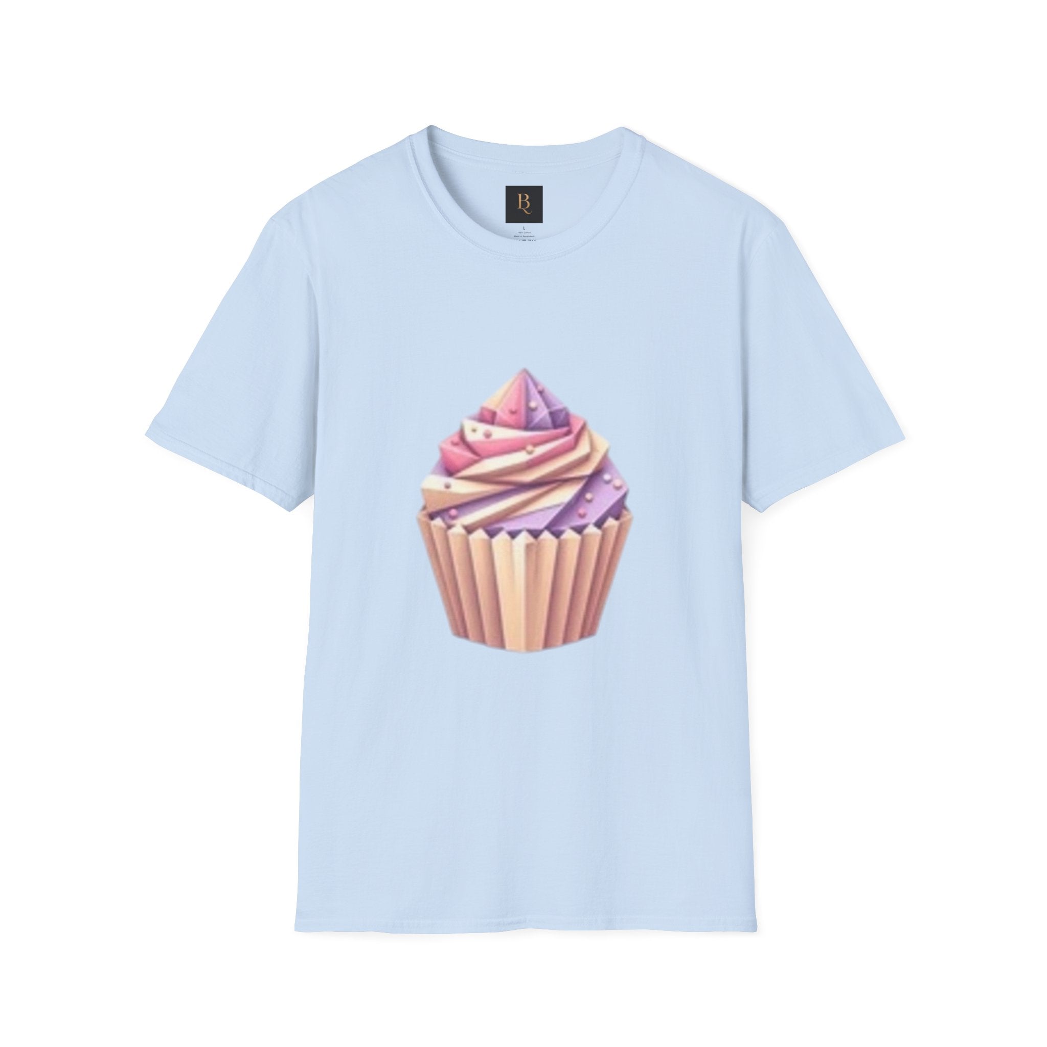Cupcake Graphic Unisex Softstyle T-Shirt, Cute Dessert Tee, Birthday Gift, Foodie Apparel, Sweet Treat Lover Shirt