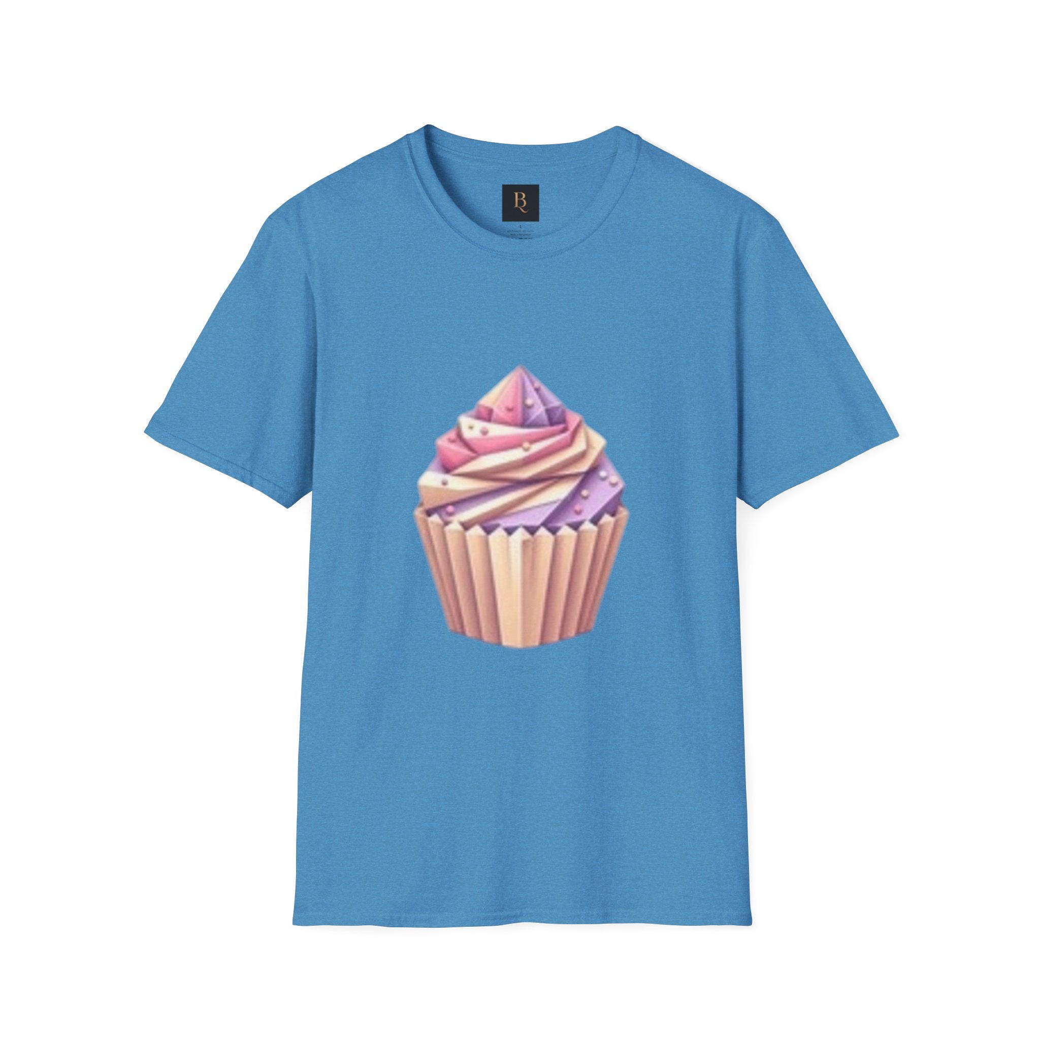 Cupcake Graphic Unisex Softstyle T-Shirt, Cute Dessert Tee, Birthday Gift, Foodie Apparel, Sweet Treat Lover Shirt