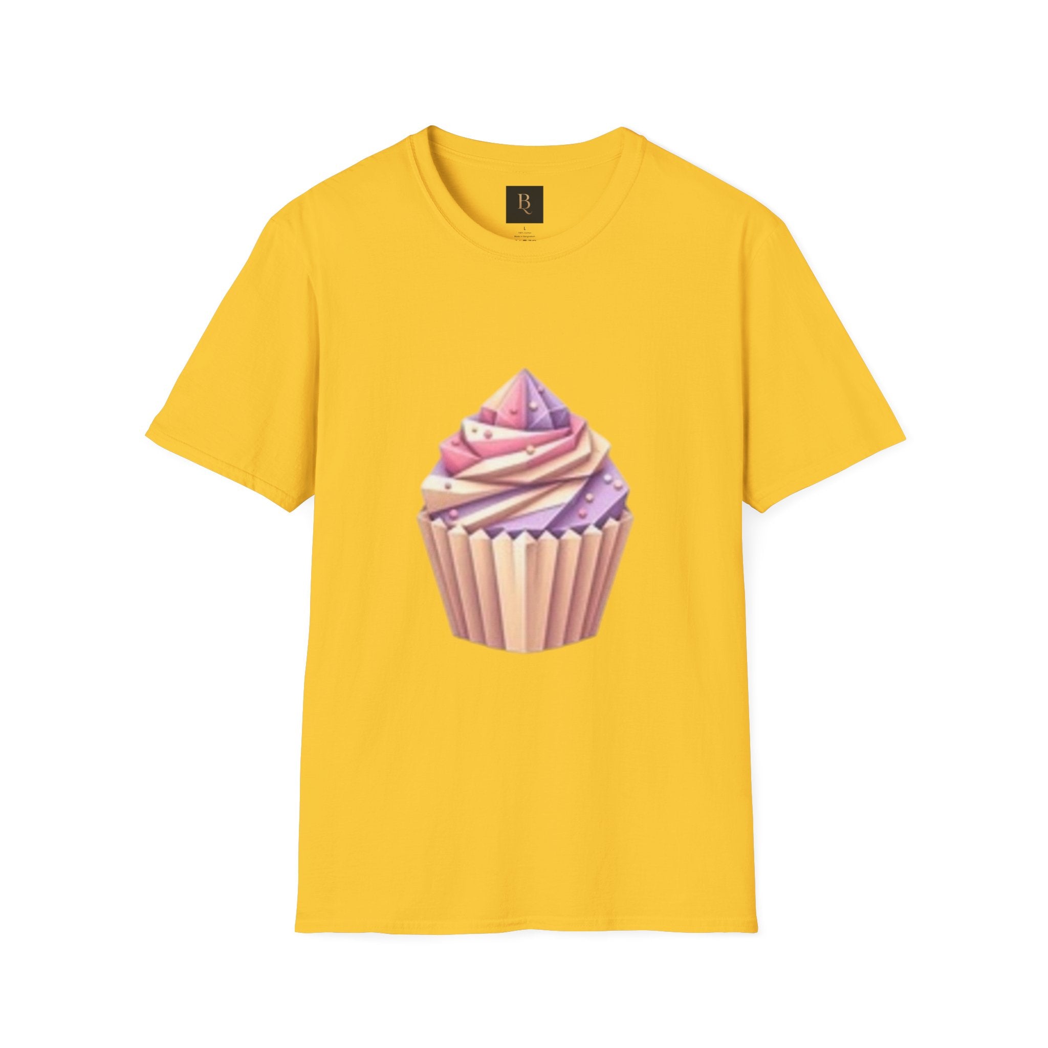 Cupcake Graphic Unisex Softstyle T-Shirt, Cute Dessert Tee, Birthday Gift, Foodie Apparel, Sweet Treat Lover Shirt