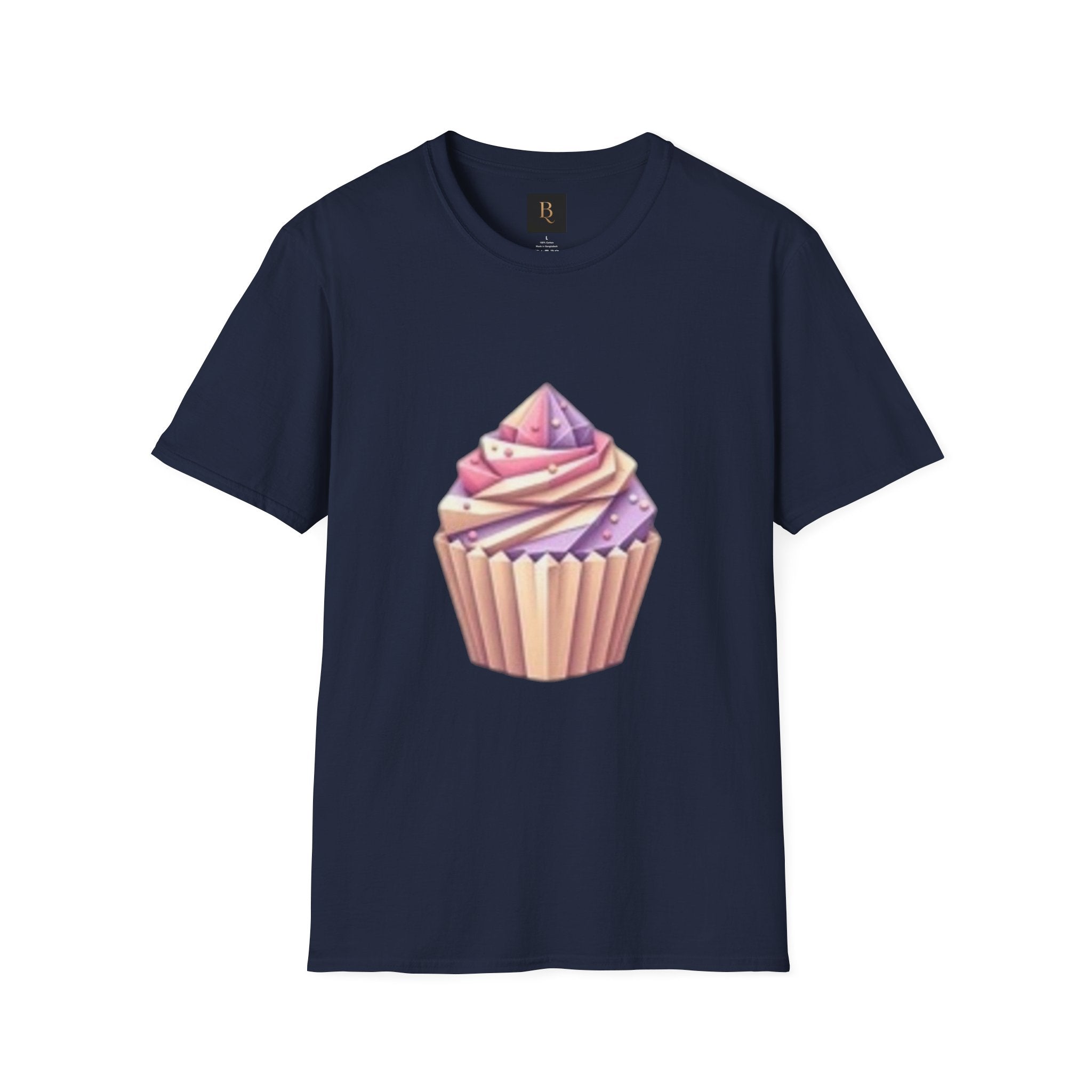 Cupcake Graphic Unisex Softstyle T-Shirt, Cute Dessert Tee, Birthday Gift, Foodie Apparel, Sweet Treat Lover Shirt