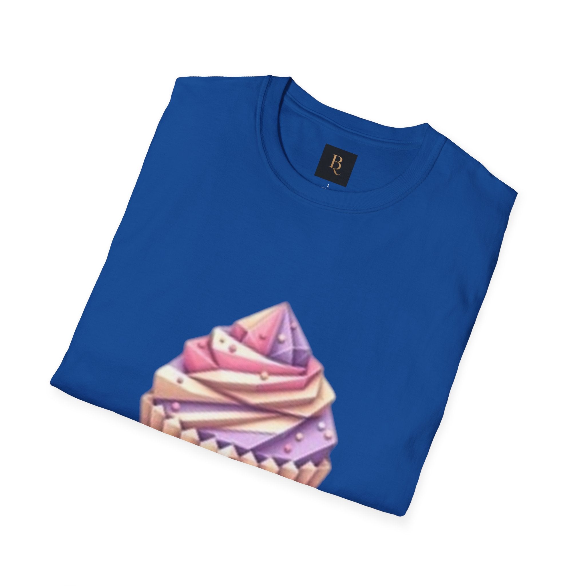 Cupcake Graphic Unisex Softstyle T-Shirt, Cute Dessert Tee, Birthday Gift, Foodie Apparel, Sweet Treat Lover Shirt