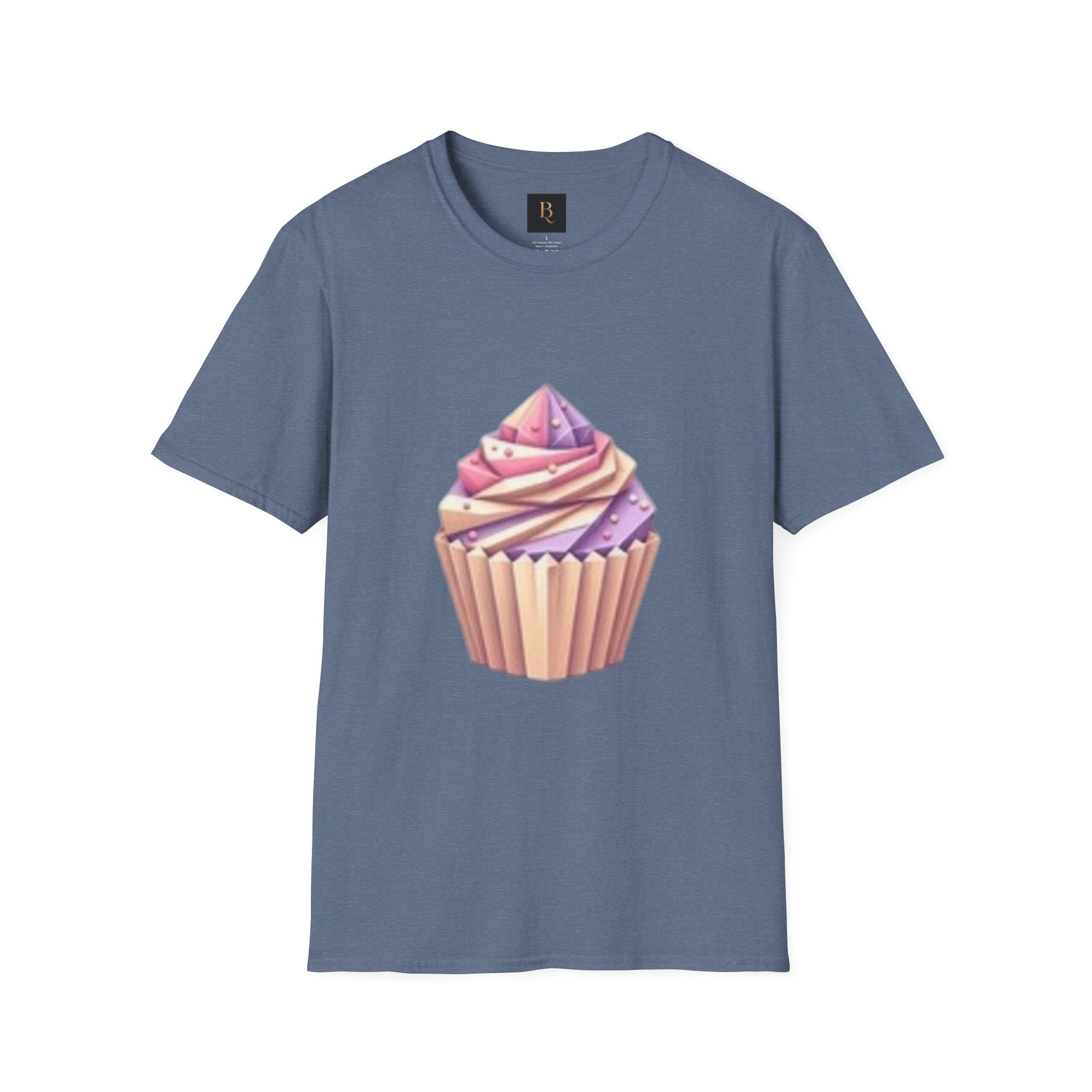 Cupcake Graphic Unisex Softstyle T-Shirt, Cute Dessert Tee, Birthday Gift, Foodie Apparel, Sweet Treat Lover Shirt