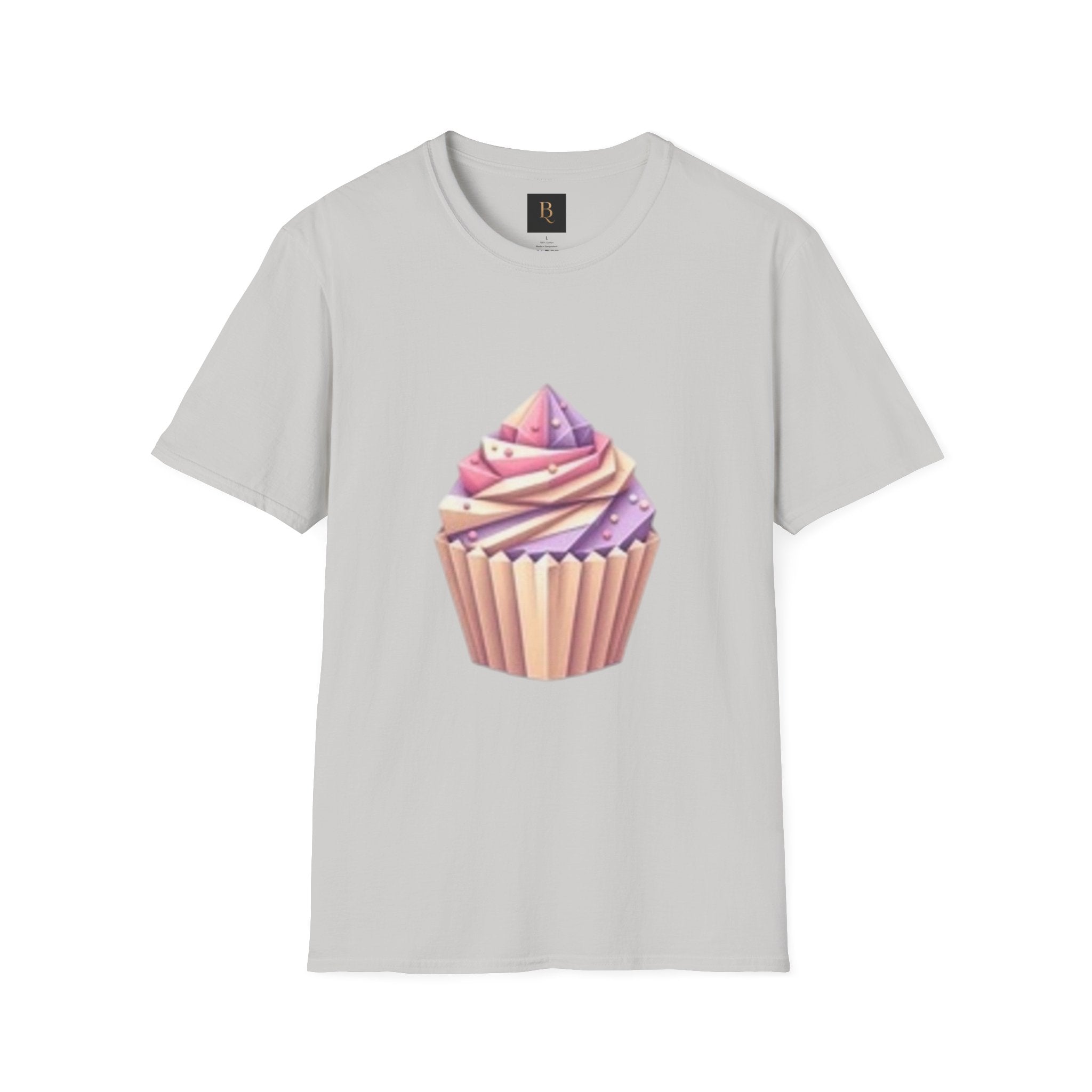 Cupcake Graphic Unisex Softstyle T-Shirt, Cute Dessert Tee, Birthday Gift, Foodie Apparel, Sweet Treat Lover Shirt
