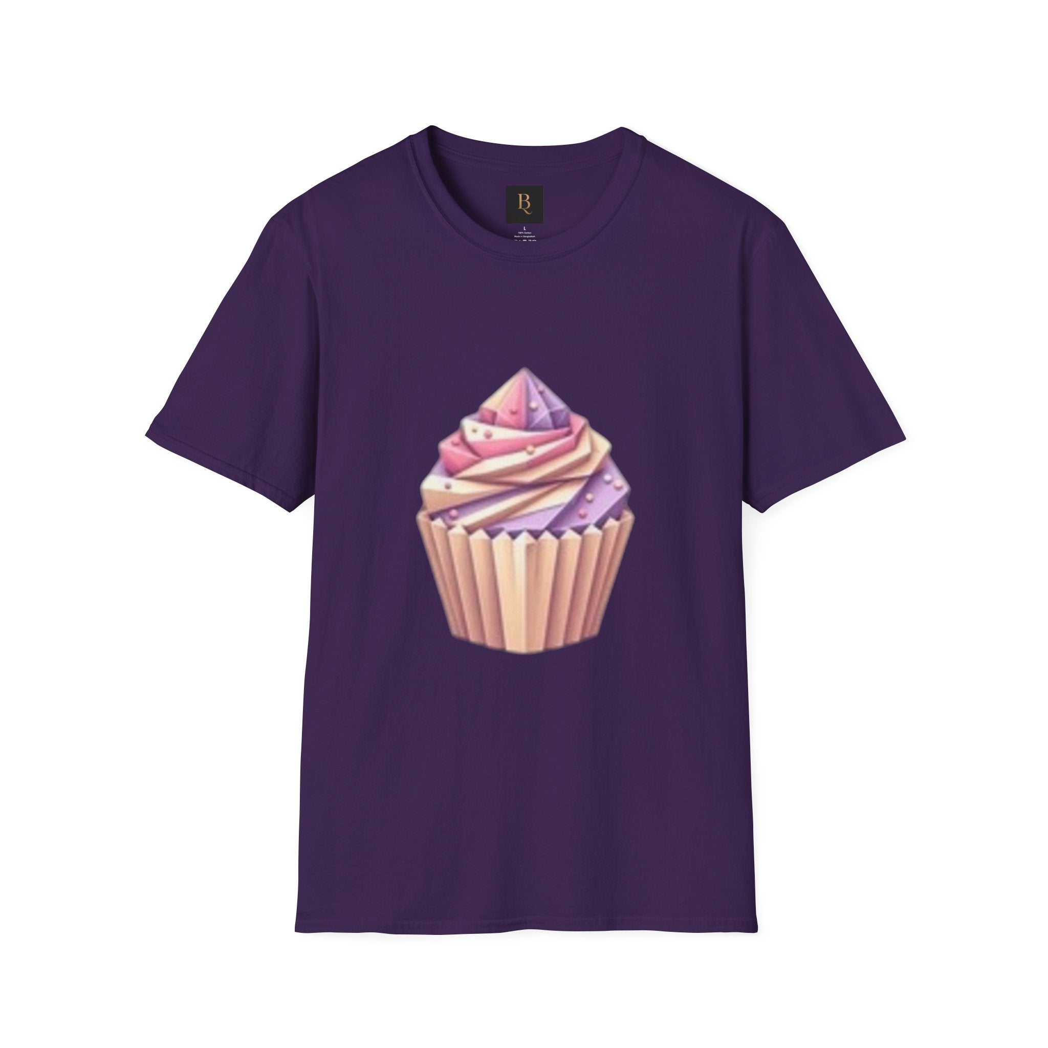 Cupcake Graphic Unisex Softstyle T-Shirt, Cute Dessert Tee, Birthday Gift, Foodie Apparel, Sweet Treat Lover Shirt
