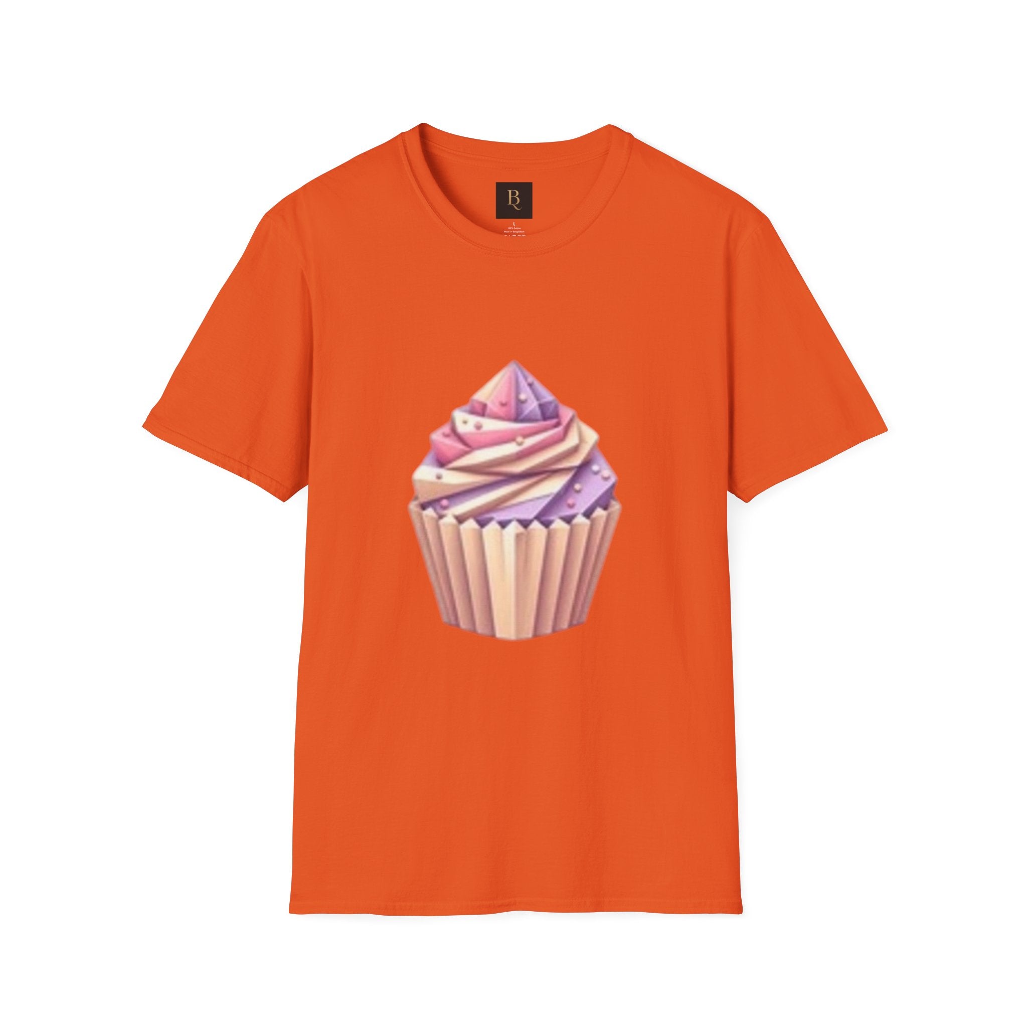 Cupcake Graphic Unisex Softstyle T-Shirt, Cute Dessert Tee, Birthday Gift, Foodie Apparel, Sweet Treat Lover Shirt