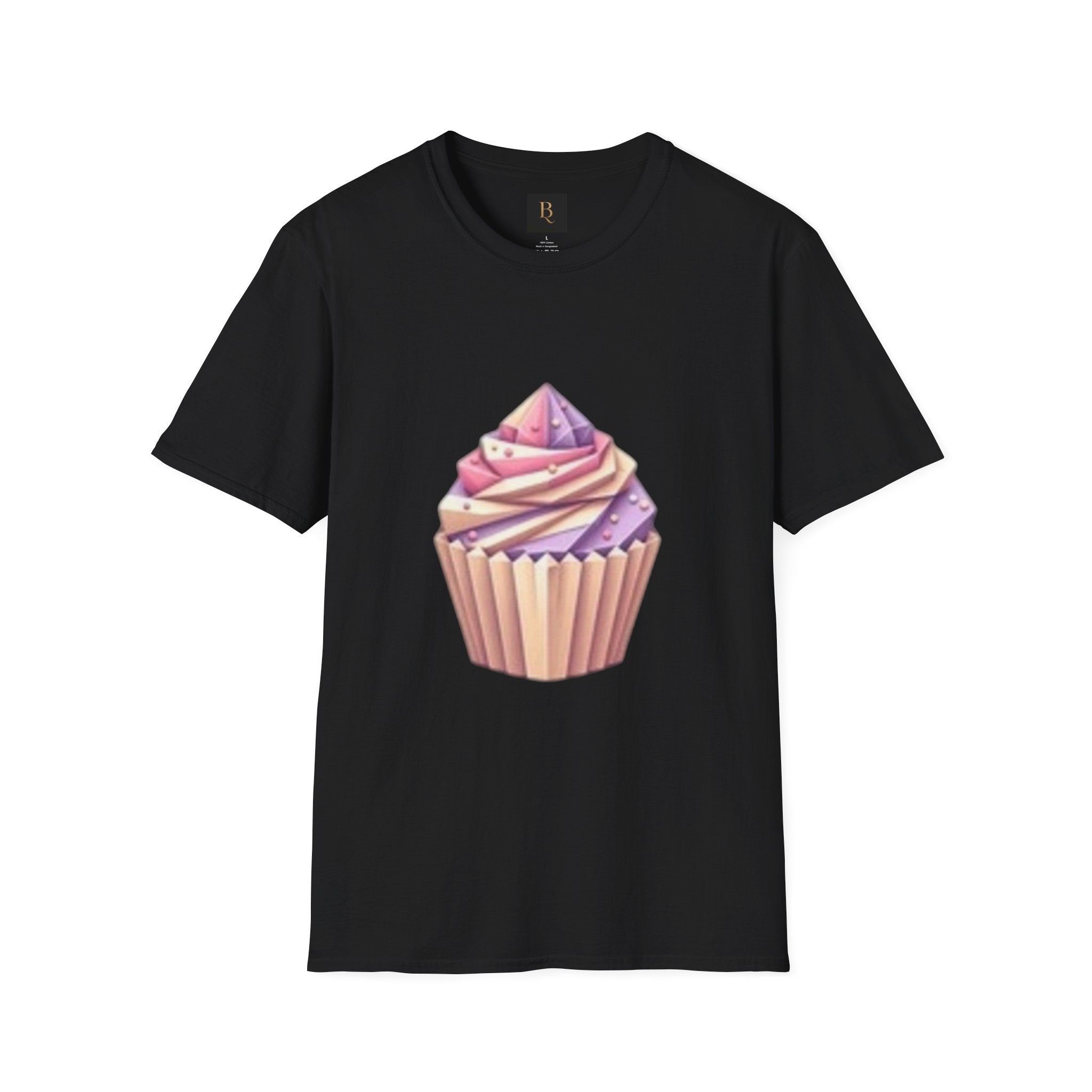 Cupcake Graphic Unisex Softstyle T-Shirt, Cute Dessert Tee, Birthday Gift, Foodie Apparel, Sweet Treat Lover Shirt