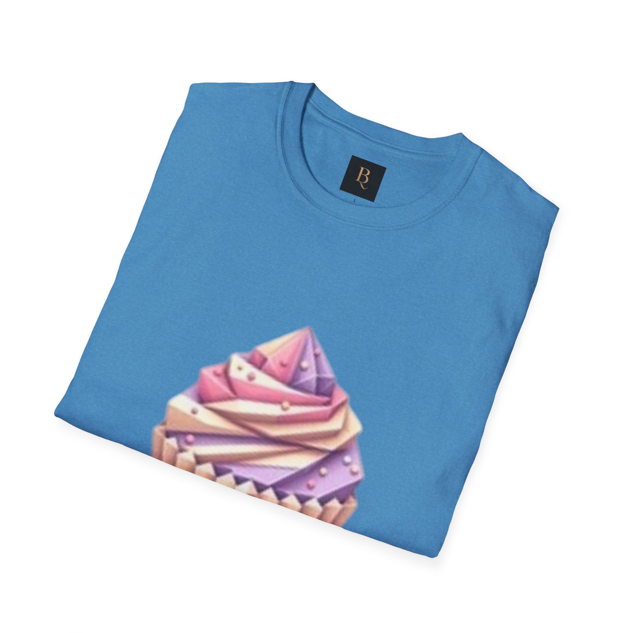 Cupcake Graphic Unisex Softstyle T-Shirt, Cute Dessert Tee, Birthday Gift, Foodie Apparel, Sweet Treat Lover Shirt